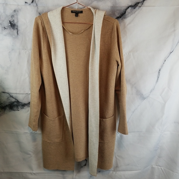 Hooded Camel Cardigan | Poshmark